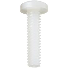 Nylon Machine Screw, Pan Head, Phillips Drive