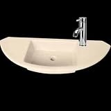 sinks Bone Vitreous China 3/4 proj
