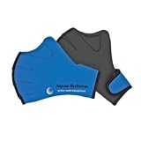 Aqua Sphere Swimming Gloves - Resistance Training (Size: Large) (Colour: Blue / Black )