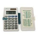8-Digit Dual Power Pocket Calculator, 2-1/4x3-3/4x1/4