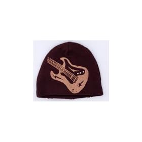 Pink Axle Brown Hat with Brown Guitar, Available in Multiple Sizes