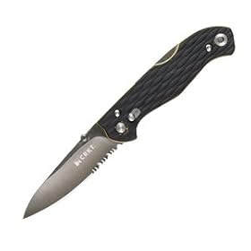 Columbia River Knife and Tool 7254 Lake 111 , L.B.S. Safety, Aluminum Handle, ComboEdge by Columbia River