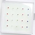 Sterling Silver Set of 20 Multi-Color Nose Stud Box 1.5 mm With End Ball