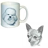Chihuahua, Smooth Mug, Porcelain by Rosalinde (11 oz.)