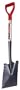Ames True Temper 1551800 Classic Square Point Shovel With 30-Inch D-Grip Wood Handle