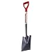 Ames True Temper 1551800 Classic Square Point Shovel With 30-Inch D-Grip Wood Handle