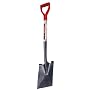 Ames True Temper 1551800 Classic Square Point Shovel With 30-Inch D-Grip Wood Handle
