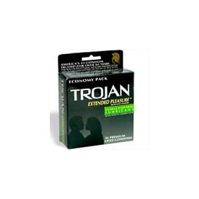 Trojan Economy Pack! (36 Condoms) Extended Pleasure Climax Delay Control Lubricated Latex Condoms