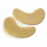 Rh8 Jamela Luxurious Gold Crystal Eye Mask (10 Pairs/Box)
