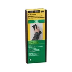 3M 910-XLA Extra Large Area Sanding Sponge, 3.3 in x 9 in x 1 in, Medium