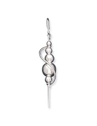 Sterling Silver Dangle Earrings QE3993"