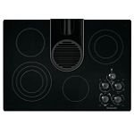 KitchenAid 30 in. Electric Ceramic-Glass Conventional Cooktop with Downdraft Vent System - KECD806R