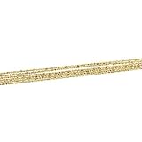 14K Yellow Gold Six Strand Chain - 17 inches