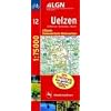 Topographische Sonderkarten Niedersachsen. Sonderblattschnitte auf der Grundlage der amtlichen topographischen Karten, meistens gr�sseres ... Radwanderkarte Niedersachsen: RC 12
