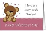 Bear Valentine - Brother Card