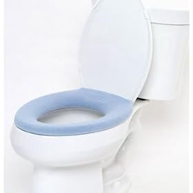 Buy Comfy Covers Germ Resistant Toilet Seat Cover (Light Blue) by Comfy Covers now!