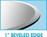 24" X 36" Oval Frameless Mirror
