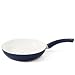 Aeternum Easy Saute Pan, 10-inch, Blue Nano-ceramic non stick interiors Coined aluminum construction Silicone lacquer exteriors Stay-cool bakelite handles