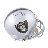 JERRY RICE SIGNED AUTOGRAPHED MINI HELMET OAKLAND RAIDERS COA + HOLOGRAM