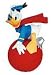 Disney's Donald Duck on Holiday Ornament Antenna Ball Topper