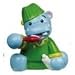 Webkinz Mini PVC Figure Brushing Up Hippo