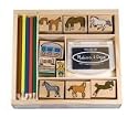 Melissa & Doug Horse Stable Stamp Set