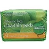 Seventh Generation Chlorine Free Ultra-thin Pads With Wings Overnight 14 Ct