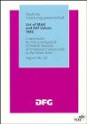 List of Mak and Bat Values 1996: Maximum Concentrations and Biological Tolerance Values at the Workplace (Report (Commission for the Investigation of Health Hazards of Chemical Compounds), 32)