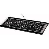 Produkt-Bild: Logitech Ultra Flat Keyboard PS/2 USB ultraflache Tastatur schnurgebunden (deutsches Tastaturlayout, QWERTZ)