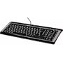 Logitech Ultra Flat Keyboard PS/2 USB ultraflache Tastatur schnurgebunden (deutsches Tastaturlayout, QWERTZ)