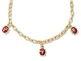 14KT & Enamel Ladybug Bracelet