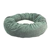 Caddis Pet Poly-Suede Bagel Bed in Sage