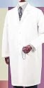 White Unisex Lab Coats with Knit Cuffs Size 3X-Large on Sale Now!