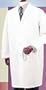 White Unisex Lab Coats with Knit Cuffs on Sale Now!