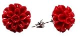 Natural stone Resin stud earrings - hypo allergic stainless steel posts - makes a lovely gift - easy to wear, suitable for everyday wear - packed in a lovely velvet pouch
