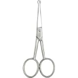Pfeilring Gent's Scissors, Straight Rounded Tips, 10cm, .97-Ounce Package