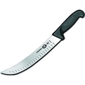 Cimeter, Curved, Granton, Black Fibrox, 10 in. (40634) Category: Cimeters