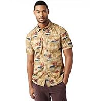 North Coast Pure Cotton Palm Tree Print Shirt
