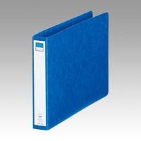 【クリックで詳細表示】リヒトラブ リングファイル 紙表紙 B5ヨコ ブルー 200枚 F832