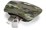 Camo Print Kids Lap Desk - Boys Lap Desk with Detachable Zippered Storage