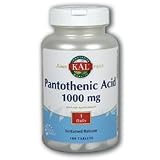 Pan Acid (Pantothenic Acid) 1000mg Timed Release - 100 - Sustained Release Tablet
