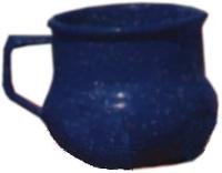 GSI Enamelware Blue Cream Pitcher