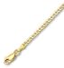 14k Yellow 2.7 mm Curb Link Anklet - 10 Inch