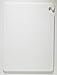 San Jamar CB182412WH Cut-N-Carry Cutting Board, 18" x 24", Co-Polymer, White, NSF