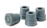 Replacement Tips for Quad Canes: Fits large base quad canes: 6118A & 6020A, - 2 PR/PK