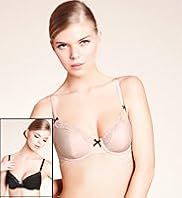 2 Pack Limited Collection Spotted Non-Padded A-DD Bras