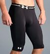 Under Armour Heatgear Long Compression Short-White