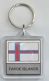 Faroe Islands - Country Lucite Key Ring