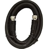 GE 23269 RG6 Coaxial Video Cable (Black,12 Feet)