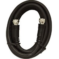 GE 23269 RG6 Coaxial Video Cable (Black,12 Feet)